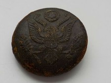 Interesting WW1 Leather Button Metal Detecting Find