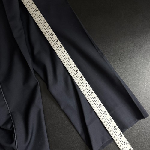 Custom Tailored | Bespoke Tuxedo Suit 44L 36W Mens Blue Solid - Picture 7 of 14