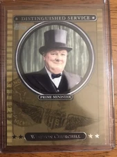 2007 Topps Distinguished Service #DS26 Winston Churchill Prime Minister UK