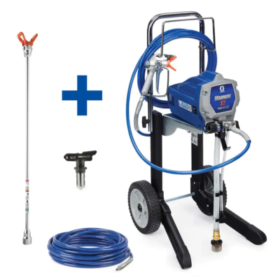 #ad #ad Cart Airless Paint Sprayer w 20quot; Extension 50#x27; Hose Thick Stain Tip Medium Duty $726.37