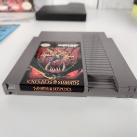 Swords & Serpents NES Nintendo Complete CIB Very Good Condition Cartridge