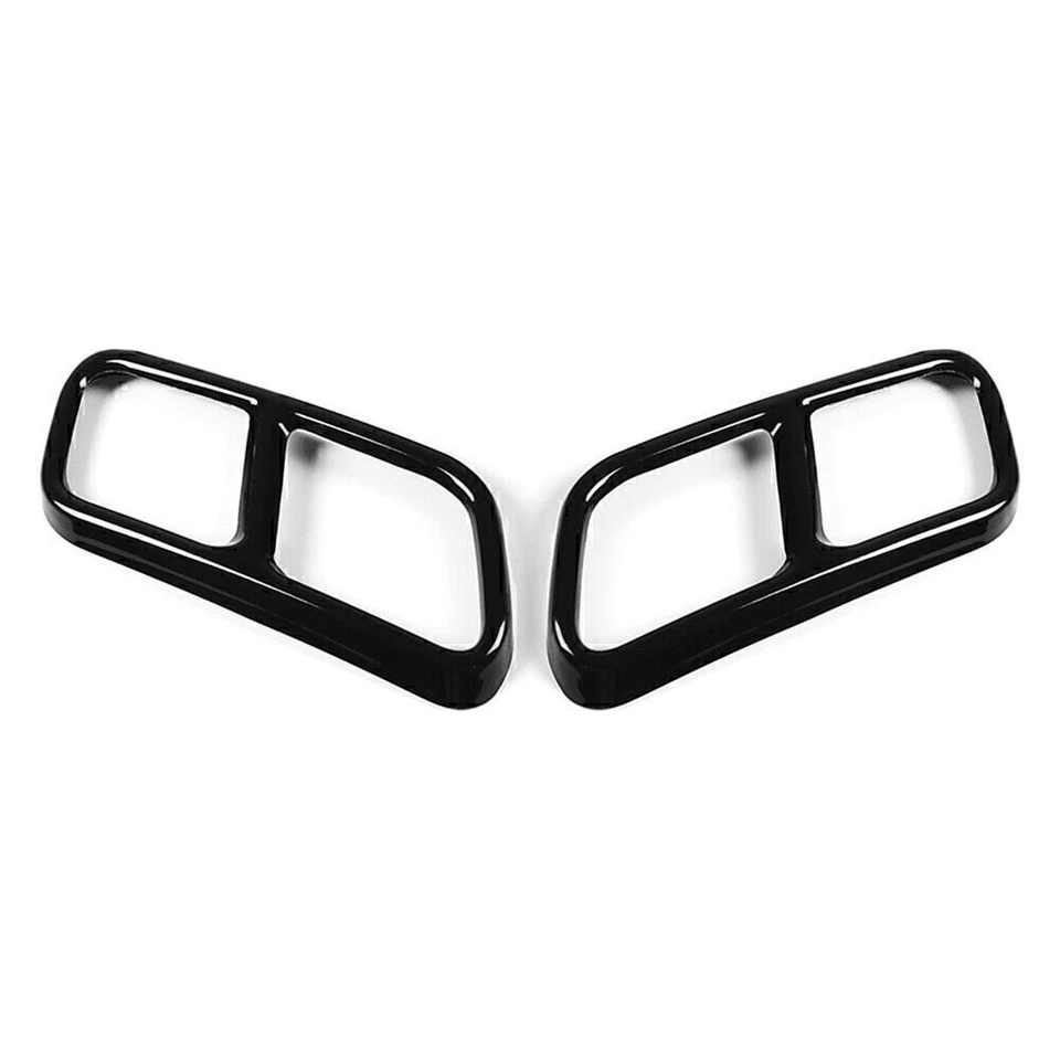 For Mercedes Benz S Class W221 W22 10+ Rear Exhaust Muffler Tail Pipe Cover Trim Foto 4 de 4
