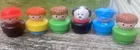 Vtg 90’s 6 Fisher Price Chunky Little People Toy Figures Lot Dog Fire Policeman