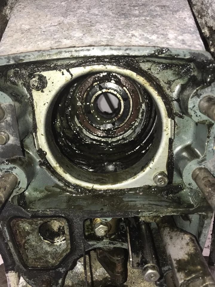 Carcasa y cilindros de cardán Yamaha Marine SternDrive Out Drive Outdrive Mount Foto 3 de 4