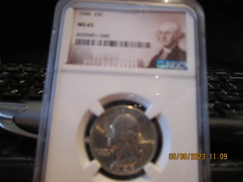 1949-P NGC Washington Quarter  Mint State 65  +++++