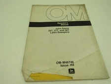 John Deere 26T 31T 38T Lawn Sweepers Operator's Manual OMM46746