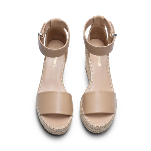 Women's Wedge Sandals Open Toe Espadrilles Platform Work Beach Summer Shoes - Picture 35 of 42