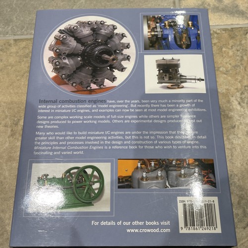 Miniature Internal Combustion Engines Book Hardcover Malcolm Stride - Picture 3 of 4