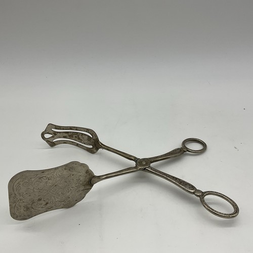 Servizio da portata vintage placcato argento, con una mano - Foto 7 di 8