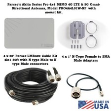 MIMO 4x4 Panel External Antenna Kit for 4G LTE/5G Hotspots  Routers Full kit 
