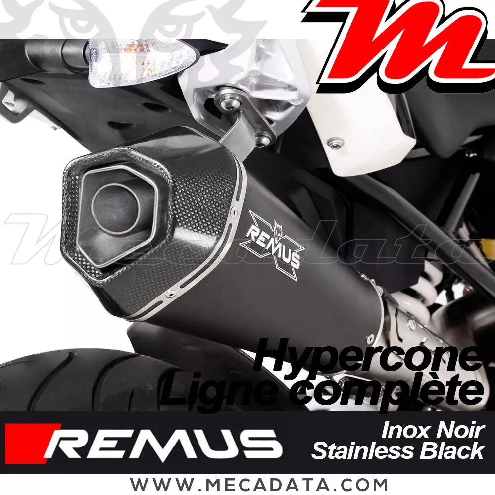 Complete Line Exhaust Pipe Remus Hypercone Black Without Cat. BMW