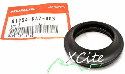 2 x Genuine Honda fork dust seals CBR250 MC22 MC19 MC41, p/n 91254-KAZ-003