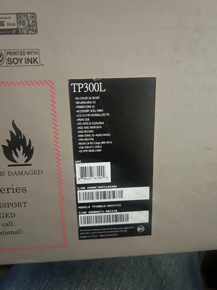 New ASUS Transformer Book Flip TP300LD 13.3" Multi-Touch Convertible Laptop - Image 3 of 4