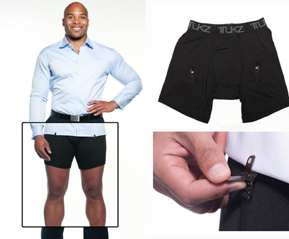 New TUKZ Men's Underwear Keep Your Shirt Tucked In Boxer Briefs