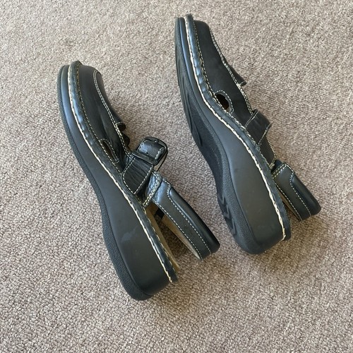 kumfs scarpe da donna 37 US taglia 6,5 nere in pelle Mary Jane Sling posteriore comfort - Foto 3 di 7