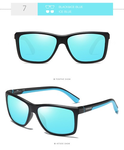 PARANOID Sport Polarized Men Sunglasses Outdoor Driving Glasses UV400 Square NEW - Bild 17 von 18