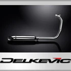 Royal Enfield Meteor 2021-24 Complete Exhaust 410mm Turn Out Silencer Stainless