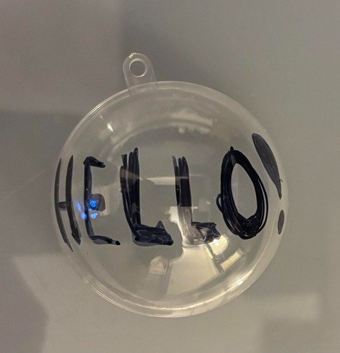 Klar Leer Befüllbar 6cm Kunststoff Weihnachten Basteln Kugeln Baumbehang Deko - Bild 9 von 16