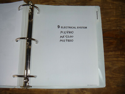 Kubota MX4800 MX5200 MX5800 Tractor Electrical Wiring Diagram Manual | eBay
