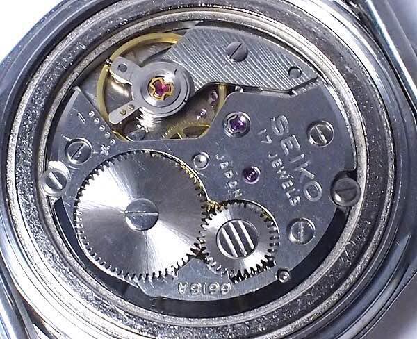 Seiko 6618-8001 Vintage For the blindstylus SS Silver Automatic 