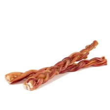 Braided Bully Sticks Standard 12" (4-Pack) Dog Chews & Treats