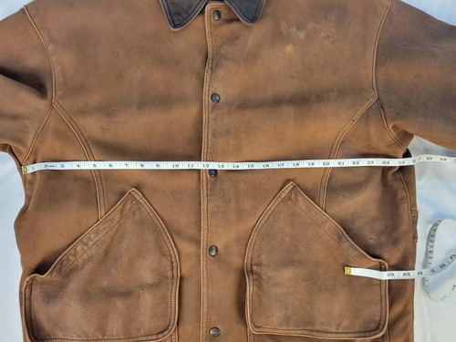 Schott Cowhide Barn Coat Style 154 Size 48 - Picture 16 of 22