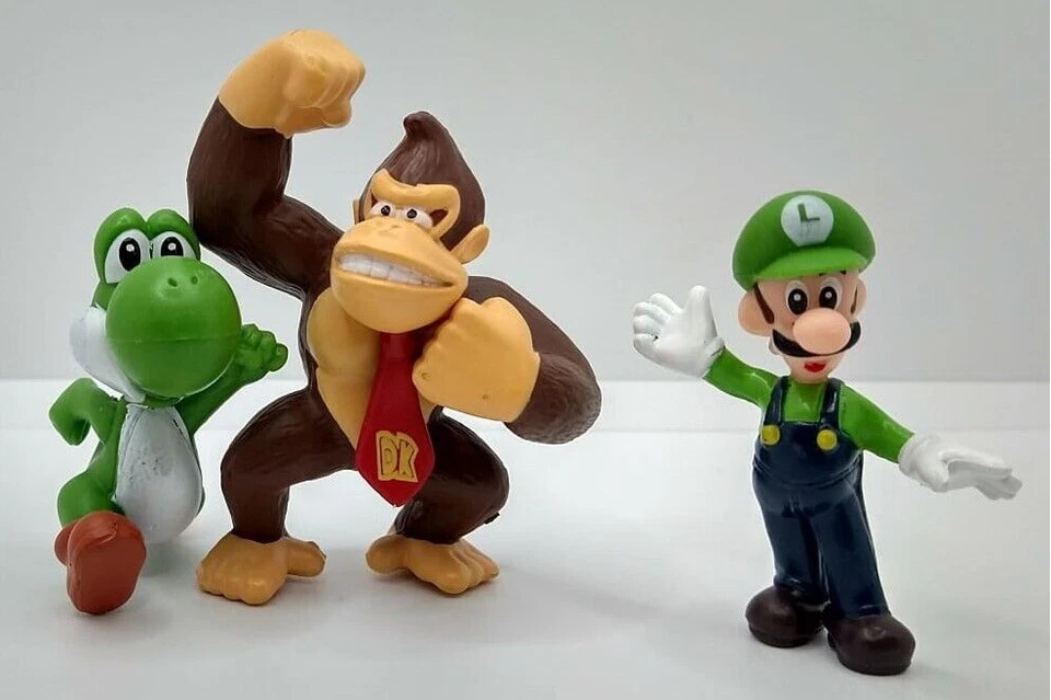 6 Super Mario Figuren Spielzeug Puppe Actionfiguren - bis zu 7 cm groß OVP - Bild 3 von 3