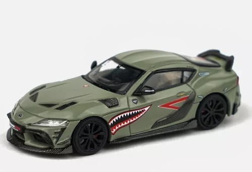 TOYOTA SUPRA Darwin Pro 66G NWB A90 Green - 1/64 - POP RACE Limited - Picture 2 of 5