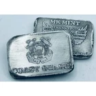 1 Oz MK BarZ U.S. "Coast Guard" Military Tribute Stamped Mini Bar .999 FS
