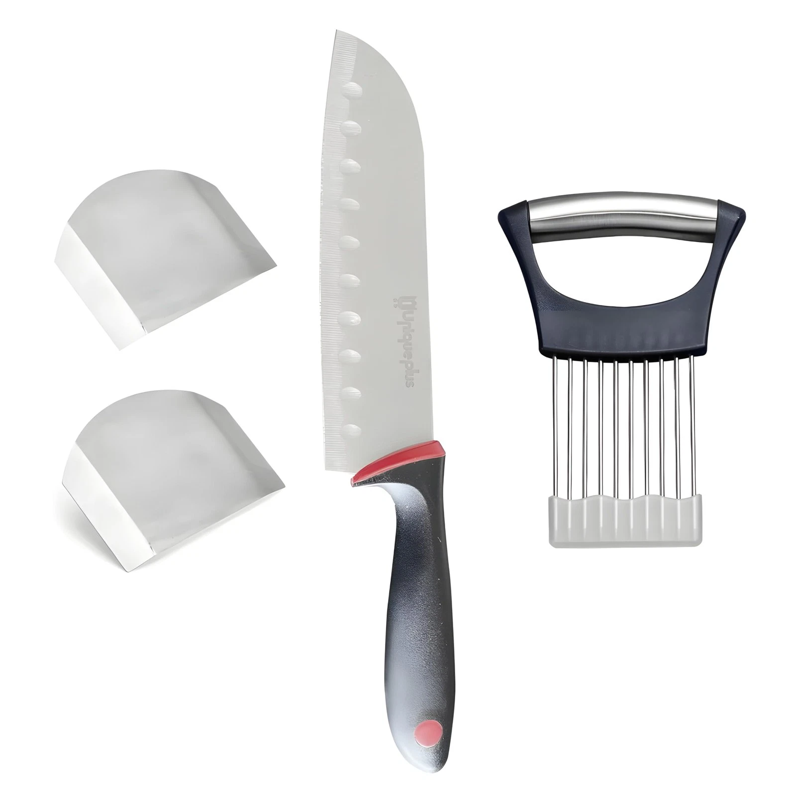 stainless steel onion slice holder onion slicer and chopper,finger guards for...
