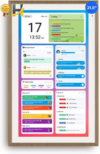 21.5" Digital Calendar Smart Wall Planner with Calendar Sync Electronic Touchscr