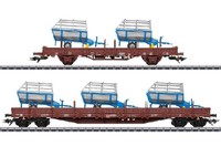 MäRklin 46407 GüTerwagen-Set 2 Landwirtschaftliche GeräTe H0 1:87 Neu/Ovp