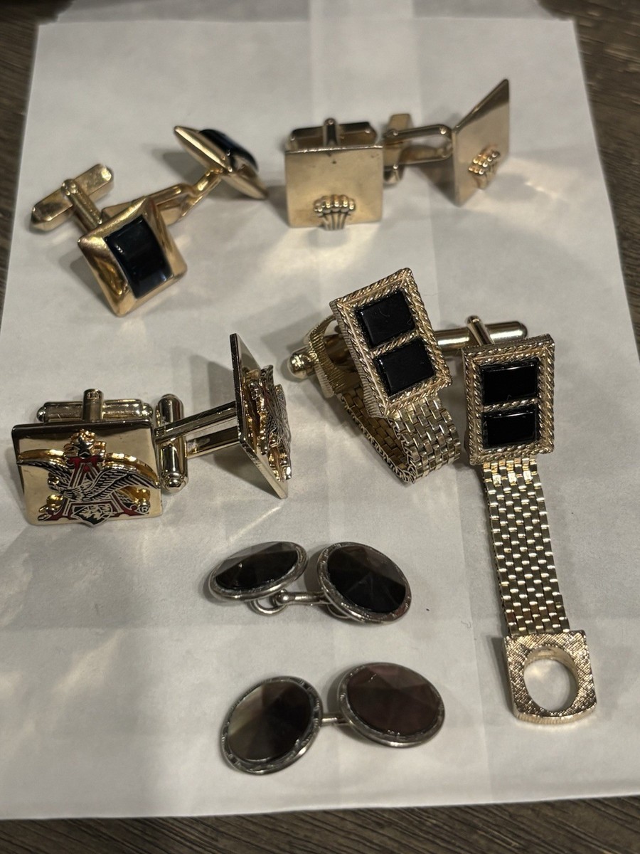 Men's Vintage Cufflinks Collectible Lot