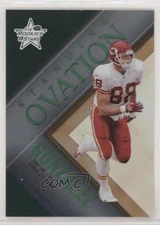 2007 Leaf Rookies & Stars Standing Ovation Green 25/100 Tony Gonzalez HOF 9bi