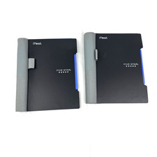 NEW Lot of 2 Mead Five Star Notebook Journal With Pen Holder Wide Ruled