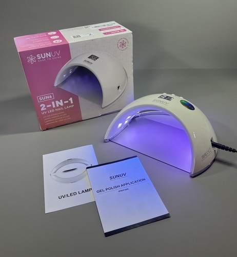 Sunuv UV Lamp Gel Nail Polish Light Dryer Timer Sensor Removable Bottom Tray - Picture 14 of 24