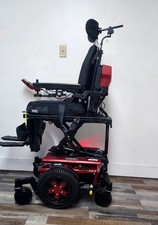 QUANTUM EDGE 3 ILEVEL WHEELCHAIR,POWER TILT, RECLINE,LEGS,LIFT. 29 MILES.