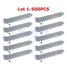 Lot PCI Slot Cover Computer Case Expansion Card Filler Blank Bracket 0.5mm Thick