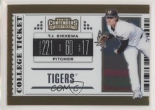 2019 Panini Elite Extra Edition College Ticket TJ Sikkema #CT-TS 0rf