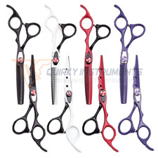 Purple Dragon 6" 440C Hairdressing Scissors Cutting Thinning Shears Barber Pro