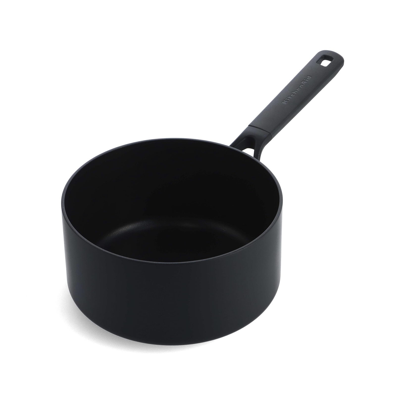 KitchenAid CC005683-001 Stielkasserolle 1,5 16  Schwarz Kasserolle Induktion
