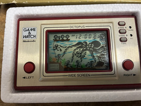 NINTENDO Octopus Game and Watch (OC-22) in Excellent Condition w/ box /foam/ ins