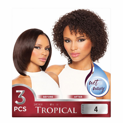 Outre Velvet Remi Wet & Wavy Human Hair Weave 3 PCS Set  Aqua Breeze & Tropical