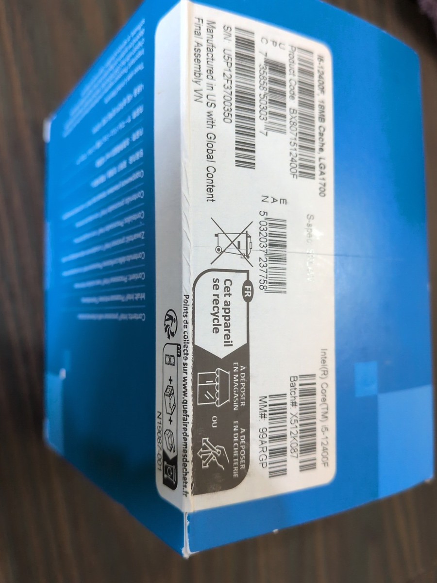 【正規ライセンス付属】i5-12400/メモリ32GB/LGA1700 Amazon.com: Intel Core i5-12400 2.5GHz LGA1700 Box : Electronics