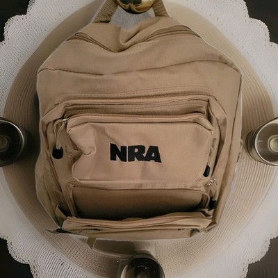 NRA BACK PACK AND OUTDOOR LIFE DUFFLE BAG-Beige