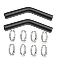2pack Gas Tank Filler Hose with 8 Clamps,1 1/2" ID 1 1/2" ID 2pack 45 Degree