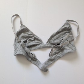 La Perla Studio 2 Everyday Loungewear Gray Triangle Bra - Size 34C - Modal Soft