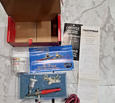 Vintage Paasche P-118 Airbrush Kit in Original Box AEX-6 Air Eraser Compound