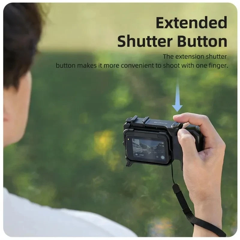 Street Photography Handle Vlog QuickRelease Grip Frame for Insta360 Ace Pro 2/1 - Image 3 of 4