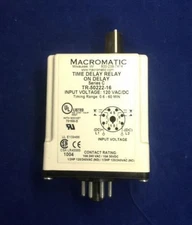 Macromatic TR-50222-16 120VAC/DC Time Delay Relay 0.6-60 MIN. USNP
